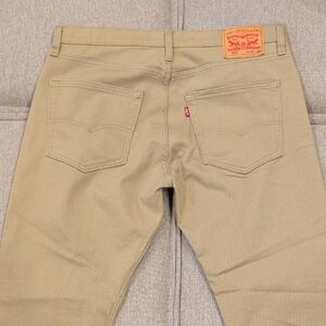 Levi's Tan Khaki Back-Pocket Jeans